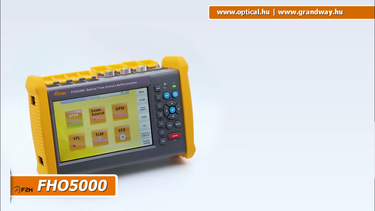 Grandway FHO5000 OTDR videó